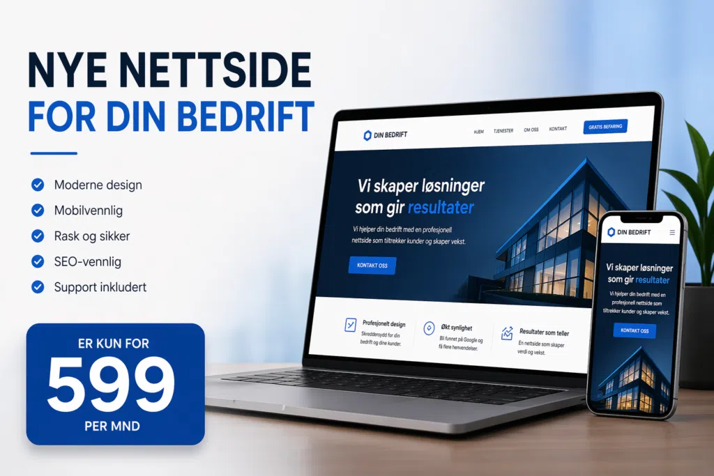 Ny nettside 1 new website
